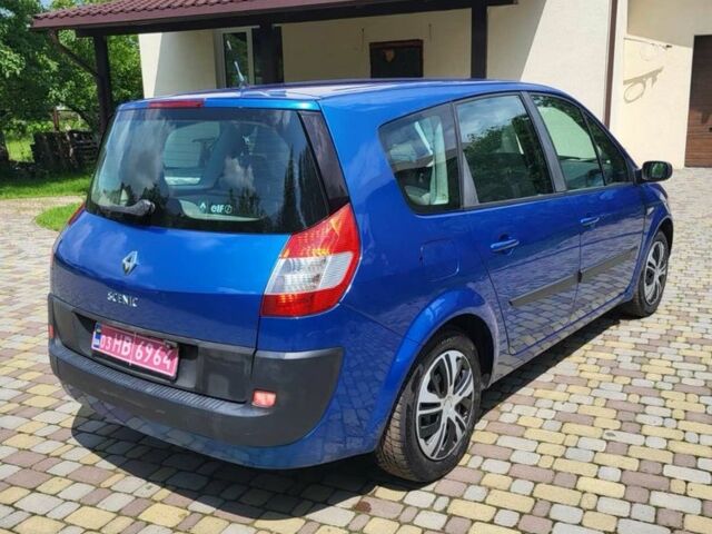 Синий Рено Сценик II, объемом двигателя 1.6 л и пробегом 197 тыс. км за 4550 $, фото 2 на Automoto.ua