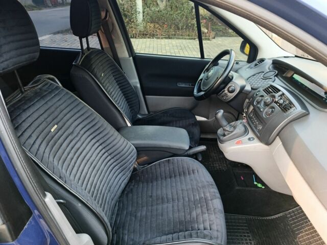 Синий Рено Сценик II, объемом двигателя 1.6 л и пробегом 183 тыс. км за 5250 $, фото 1 на Automoto.ua