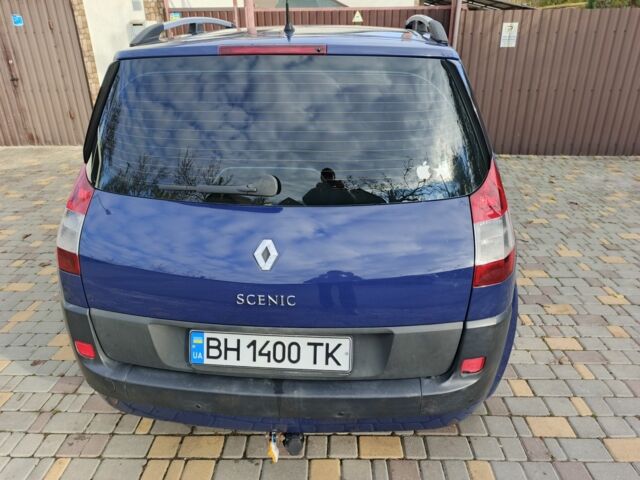 Синий Рено Сценик II, объемом двигателя 1.6 л и пробегом 183 тыс. км за 5250 $, фото 6 на Automoto.ua