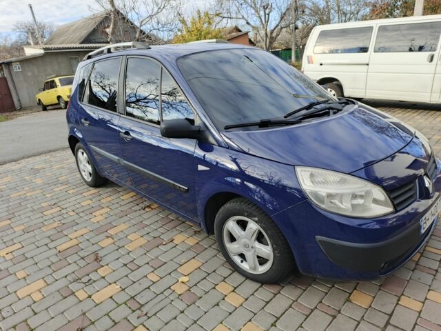 Синий Рено Сценик II, объемом двигателя 1.6 л и пробегом 183 тыс. км за 5250 $, фото 7 на Automoto.ua