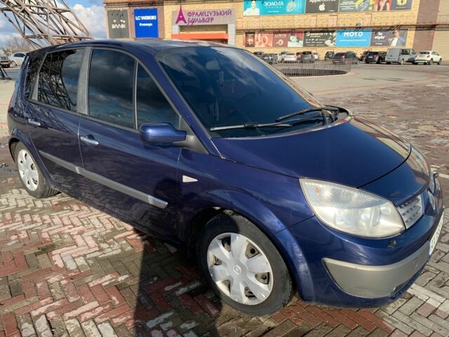 Синий Рено Сценик II, объемом двигателя 2 л и пробегом 401 тыс. км за 4300 $, фото 2 на Automoto.ua