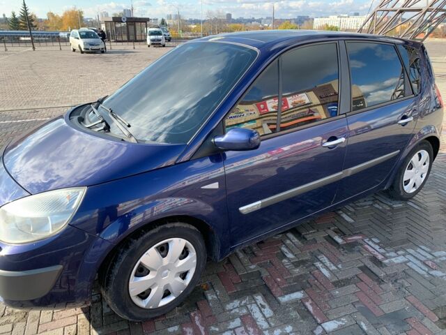 Синий Рено Сценик II, объемом двигателя 2 л и пробегом 401 тыс. км за 4300 $, фото 3 на Automoto.ua