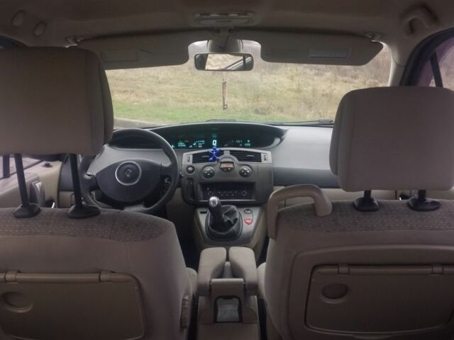 Синий Рено Сценик II, объемом двигателя 1.6 л и пробегом 317 тыс. км за 3900 $, фото 11 на Automoto.ua