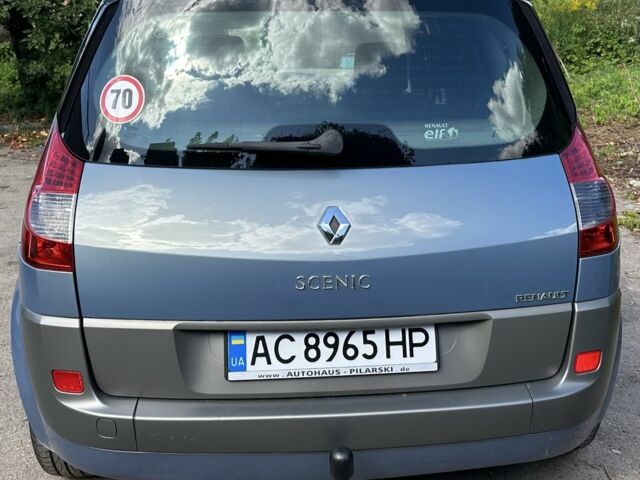 Синий Рено Сценик II, объемом двигателя 1.6 л и пробегом 152 тыс. км за 5100 $, фото 2 на Automoto.ua