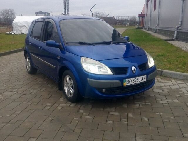 Синий Рено Сценик II, объемом двигателя 1.6 л и пробегом 317 тыс. км за 3900 $, фото 7 на Automoto.ua