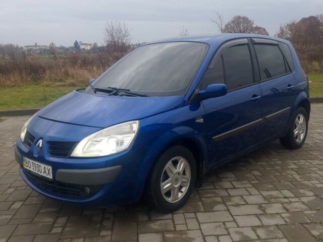 Синий Рено Сценик II, объемом двигателя 1.6 л и пробегом 317 тыс. км за 3900 $, фото 5 на Automoto.ua