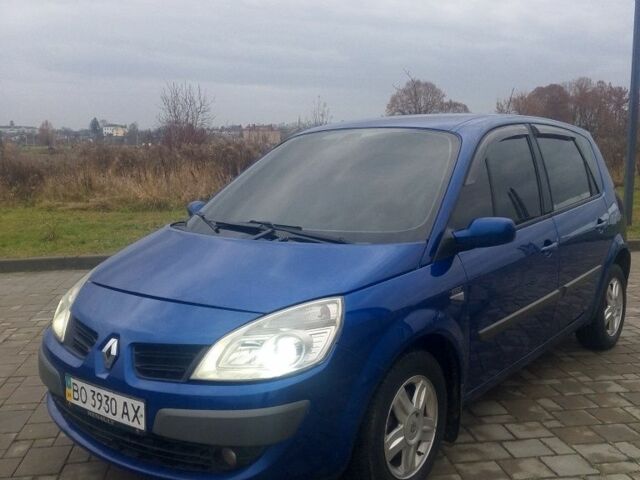 Синий Рено Сценик II, объемом двигателя 1.6 л и пробегом 317 тыс. км за 3900 $, фото 2 на Automoto.ua