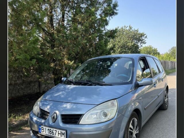 Синій Рено Сценік II, об'ємом двигуна 2 л та пробігом 294 тис. км за 4650 $, фото 1 на Automoto.ua