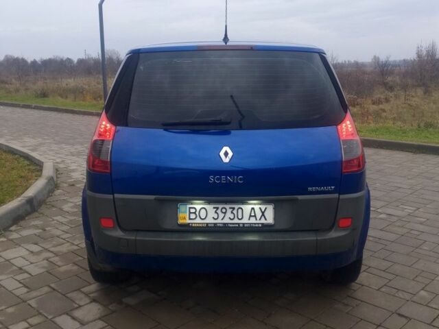 Синий Рено Сценик II, объемом двигателя 1.6 л и пробегом 317 тыс. км за 3900 $, фото 19 на Automoto.ua