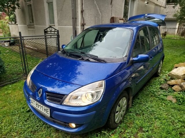 Синій Рено Сценік II, об'ємом двигуна 1.6 л та пробігом 129 тис. км за 4800 $, фото 2 на Automoto.ua