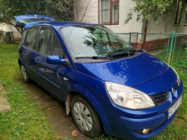 Синій Рено Сценік II, об'ємом двигуна 1.6 л та пробігом 129 тис. км за 4800 $, фото 3 на Automoto.ua