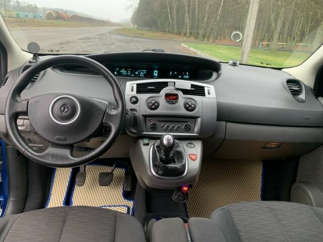 Синій Рено Сценік II, об'ємом двигуна 1.6 л та пробігом 250 тис. км за 4900 $, фото 5 на Automoto.ua