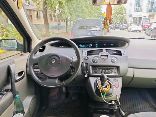 Синий Рено Сценик II, объемом двигателя 1.6 л и пробегом 199 тыс. км за 4509 $, фото 7 на Automoto.ua