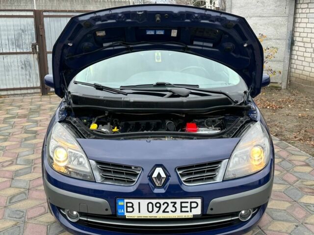 Синій Рено Сценік II, об'ємом двигуна 1.6 л та пробігом 220 тис. км за 5850 $, фото 20 на Automoto.ua