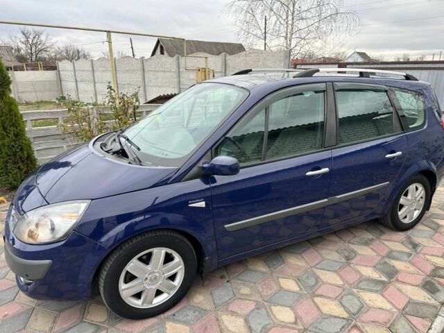 Синій Рено Сценік II, об'ємом двигуна 1.6 л та пробігом 220 тис. км за 5850 $, фото 10 на Automoto.ua