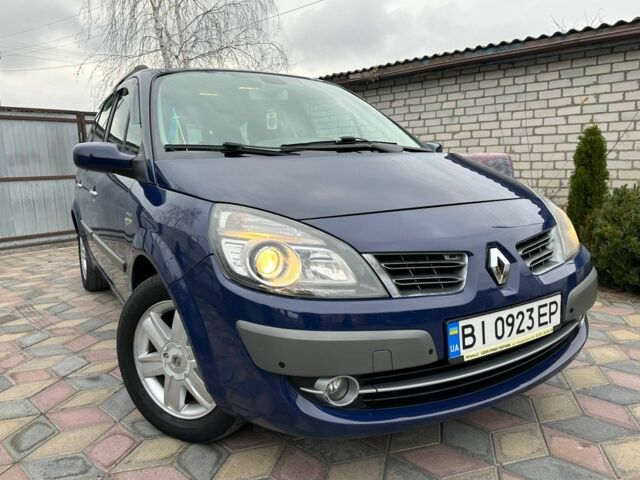 Синій Рено Сценік II, об'ємом двигуна 1.6 л та пробігом 220 тис. км за 5850 $, фото 8 на Automoto.ua