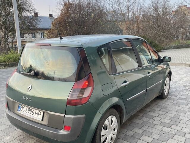 Зеленый Рено Сценик II, объемом двигателя 1.9 л и пробегом 317 тыс. км за 3200 $, фото 2 на Automoto.ua