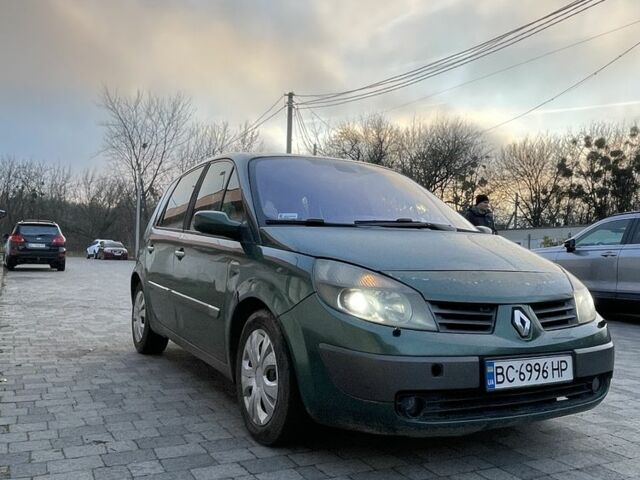 Зеленый Рено Сценик II, объемом двигателя 1.9 л и пробегом 317 тыс. км за 3200 $, фото 1 на Automoto.ua