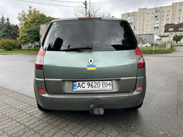 Рено Сценик II 2006 в Луцке на Automoto.ua Зеленый Рено Сценик II, объемом двигателя 1.5 л и пробегом 380 тыс. км за 4000 $, фото 2 на Automoto.ua
