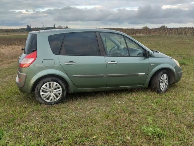 Зеленый Рено Сценик II, объемом двигателя 2 л и пробегом 258 тыс. км за 4800 $, фото 1 на Automoto.ua