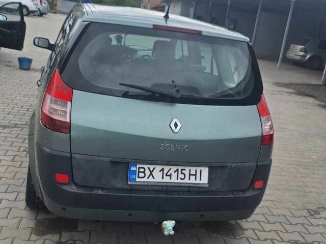 Зеленый Рено Сценик II, объемом двигателя 1.6 л и пробегом 260 тыс. км за 5000 $, фото 9 на Automoto.ua