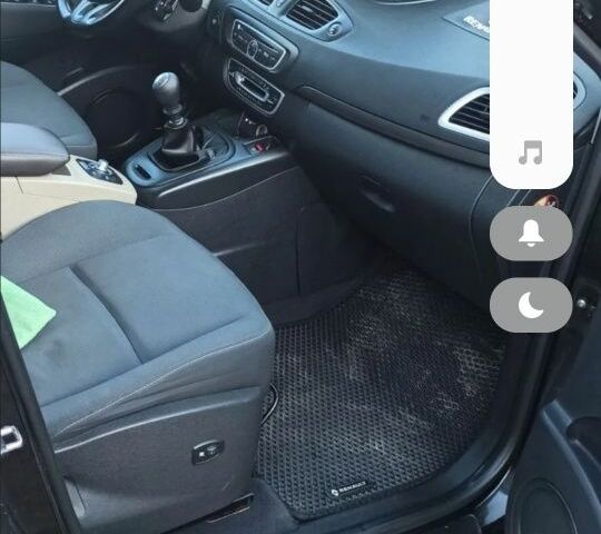 Черный Рено Сценик III, объемом двигателя 1.9 л и пробегом 215 тыс. км за 7400 $, фото 16 на Automoto.ua