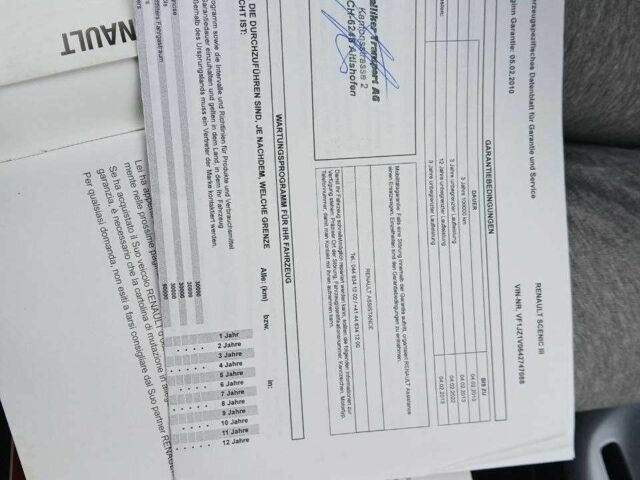 Черный Рено Сценик III, объемом двигателя 1.4 л и пробегом 125 тыс. км за 7200 $, фото 16 на Automoto.ua