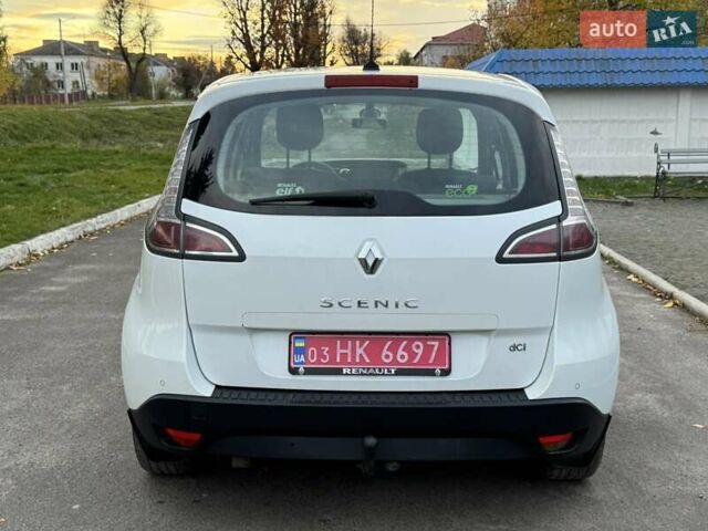 Рено Сценик 2012 в Радивилове на Automoto.ua Белый Рено Сценик, объемом двигателя 1.5 л и пробегом 205 тыс. км за 7800 $, фото 2 на Automoto.ua