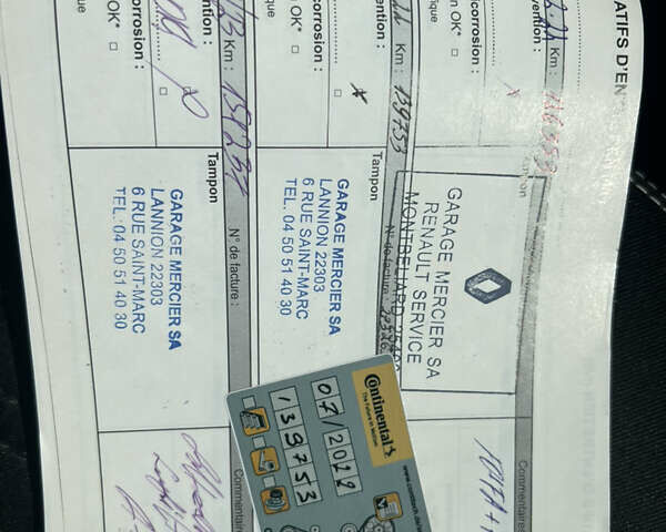 Білий Рено Сценік, об'ємом двигуна 1.6 л та пробігом 184 тис. км за 10900 $, фото 18 на Automoto.ua