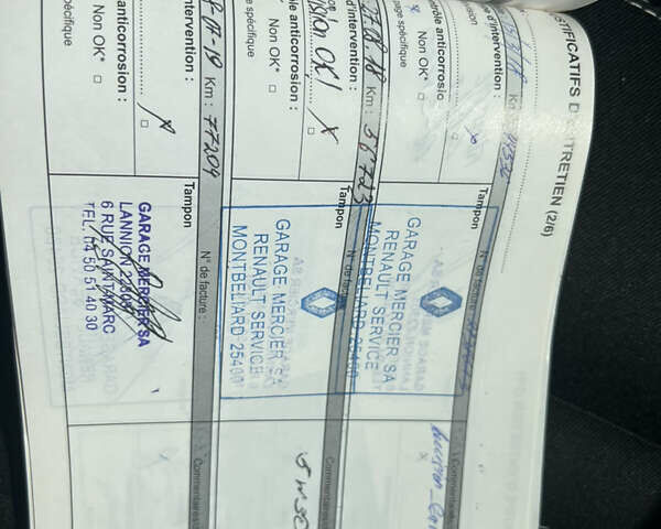 Білий Рено Сценік, об'ємом двигуна 1.6 л та пробігом 184 тис. км за 10900 $, фото 16 на Automoto.ua