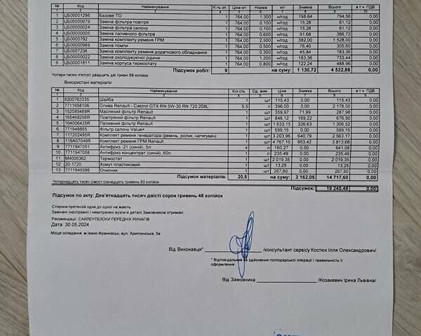 Бежевий Рено Сценік, об'ємом двигуна 1.5 л та пробігом 199 тис. км за 17300 $, фото 7 на Automoto.ua