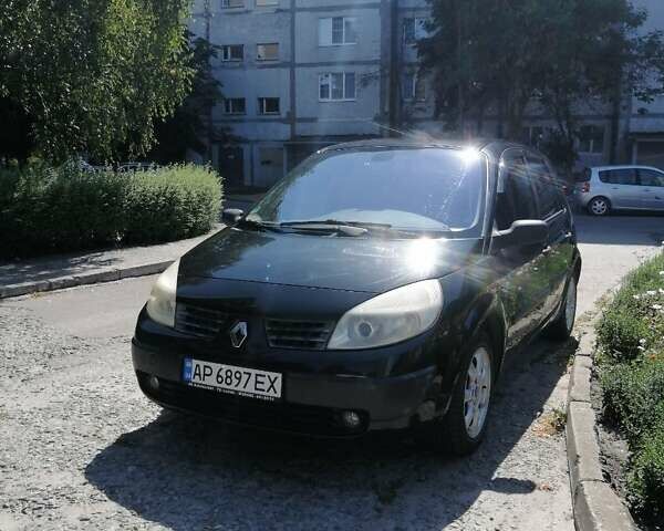 Черный Рено Сценик, объемом двигателя 1.6 л и пробегом 153 тыс. км за 5000 $, фото 1 на Automoto.ua