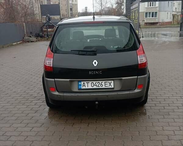 Черный Рено Сценик, объемом двигателя 1.6 л и пробегом 199 тыс. км за 4350 $, фото 4 на Automoto.ua