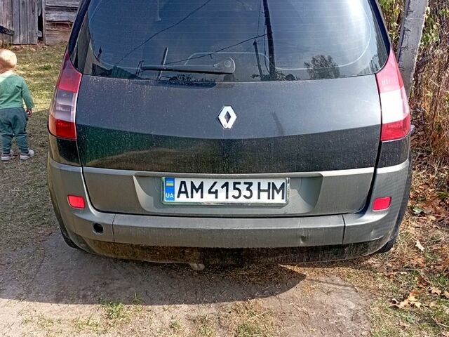Черный Рено Сценик, объемом двигателя 1.9 л и пробегом 200 тыс. км за 4200 $, фото 6 на Automoto.ua