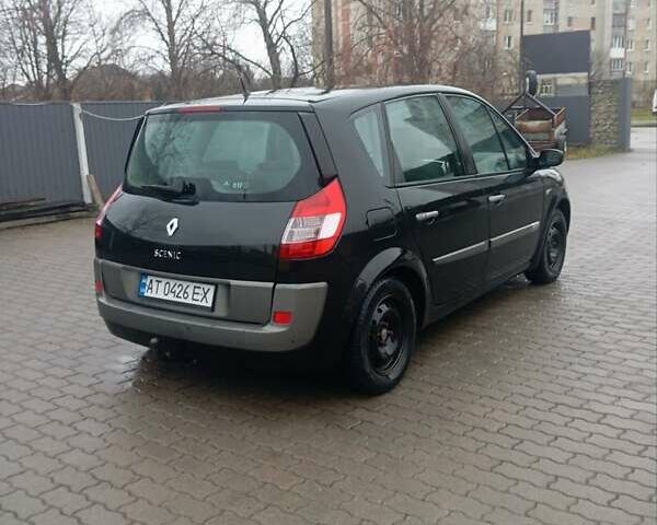 Черный Рено Сценик, объемом двигателя 1.6 л и пробегом 199 тыс. км за 4350 $, фото 3 на Automoto.ua