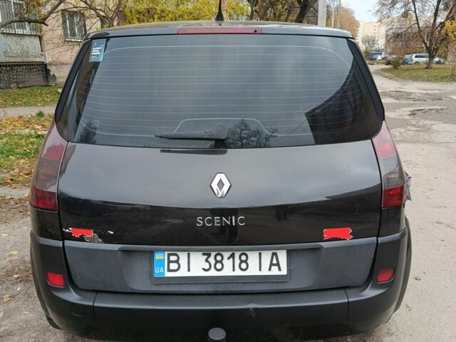 Черный Рено Сценик, объемом двигателя 1.5 л и пробегом 299 тыс. км за 4300 $, фото 3 на Automoto.ua