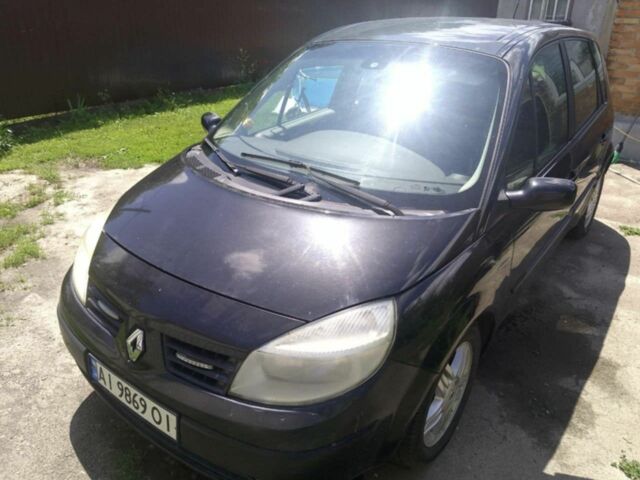 Черный Рено Сценик, объемом двигателя 1.6 л и пробегом 226 тыс. км за 3500 $, фото 1 на Automoto.ua