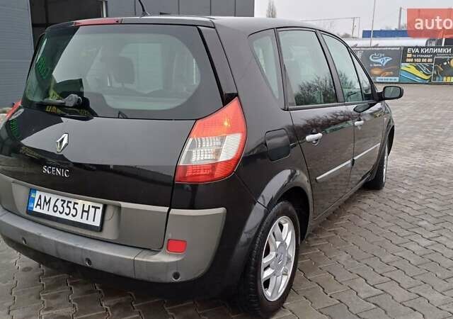 Черный Рено Сценик, объемом двигателя 1.6 л и пробегом 227 тыс. км за 4800 $, фото 25 на Automoto.ua