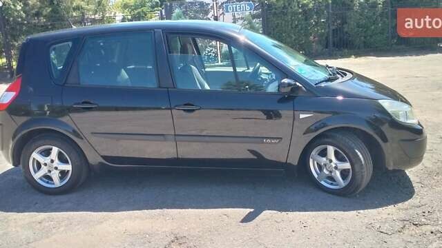 Черный Рено Сценик, объемом двигателя 1.6 л и пробегом 197 тыс. км за 4800 $, фото 2 на Automoto.ua