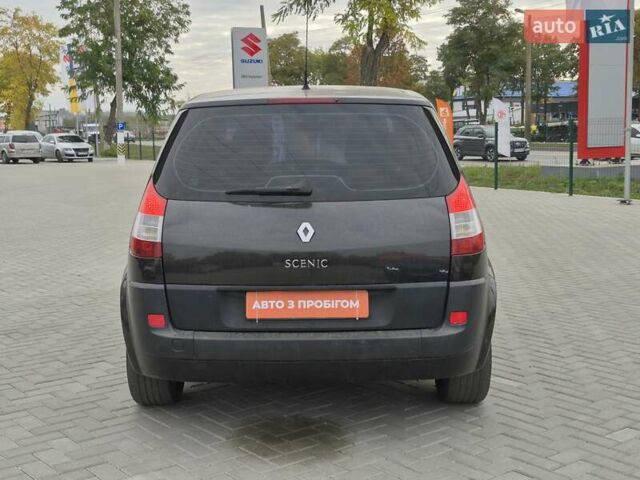 Черный Рено Сценик, объемом двигателя 1.6 л и пробегом 211 тыс. км за 4900 $, фото 3 на Automoto.ua