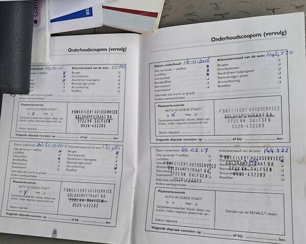 Черный Рено Сценик, объемом двигателя 1.6 л и пробегом 242 тыс. км за 4999 $, фото 30 на Automoto.ua