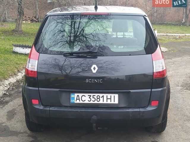Черный Рено Сценик, объемом двигателя 1.6 л и пробегом 253 тыс. км за 4800 $, фото 5 на Automoto.ua