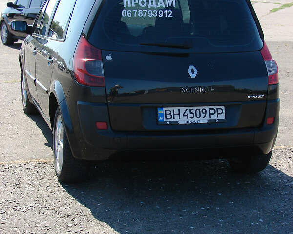 Черный Рено Сценик, объемом двигателя 1.5 л и пробегом 194 тыс. км за 4600 $, фото 3 на Automoto.ua