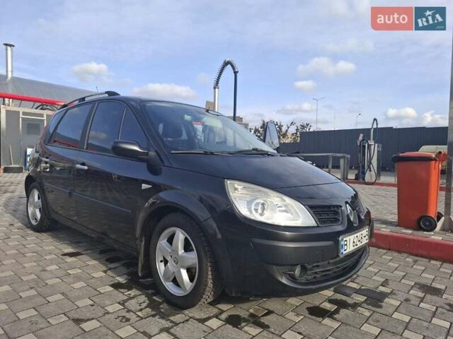 Черный Рено Сценик, объемом двигателя 1.6 л и пробегом 225 тыс. км за 5700 $, фото 3 на Automoto.ua