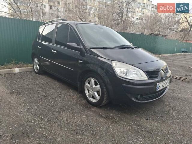 Черный Рено Сценик, объемом двигателя 1.6 л и пробегом 225 тыс. км за 5700 $, фото 7 на Automoto.ua