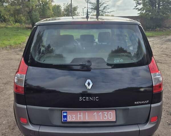 Рено Сценик 2007 в Луцке на Automoto.ua Черный Рено Сценик, объемом двигателя 1.6 л и пробегом 161 тыс. км за 5100 $, фото 4 на Automoto.ua