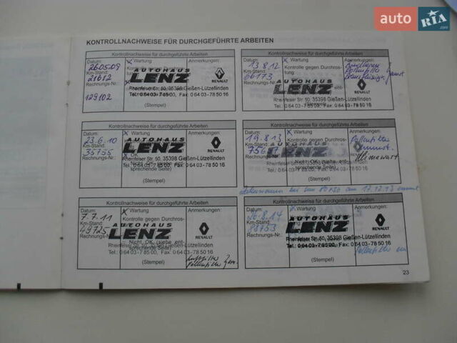 Черный Рено Сценик, объемом двигателя 1.6 л и пробегом 161 тыс. км за 6200 $, фото 20 на Automoto.ua