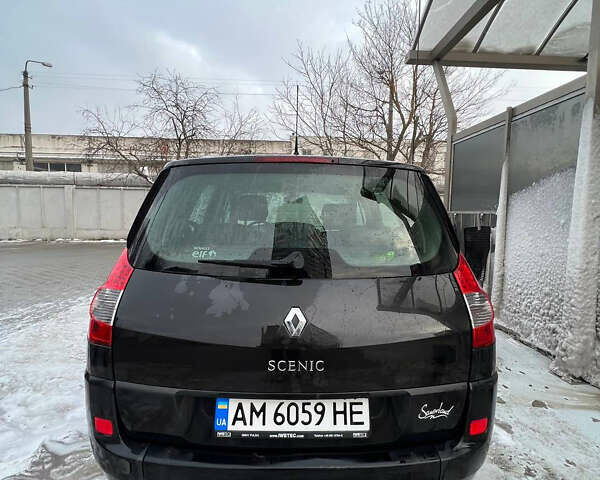 Черный Рено Сценик, объемом двигателя 1.6 л и пробегом 280 тыс. км за 5850 $, фото 3 на Automoto.ua
