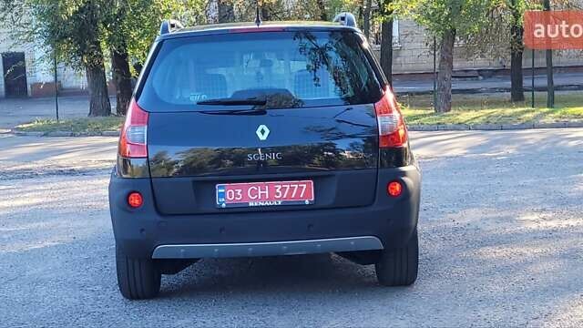 Чорний Рено Сценік, об'ємом двигуна 1.6 л та пробігом 158 тис. км за 6850 $, фото 1 на Automoto.ua
