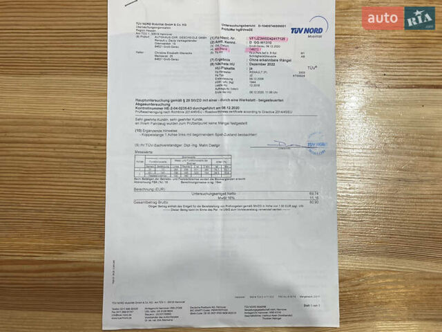 Черный Рено Сценик, объемом двигателя 1.5 л и пробегом 149 тыс. км за 8800 $, фото 53 на Automoto.ua